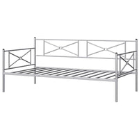 Cadre de lit de repos en métal Costway, taille double, avec lattes de soutien pour matelas