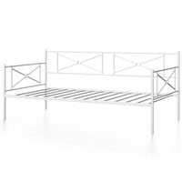 Cadre de lit de repos en métal Costway, taille double, avec lattes de soutien pour matelas