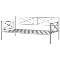 Cadre de lit de repos en métal Costway, taille double, avec lattes de soutien pour matelas