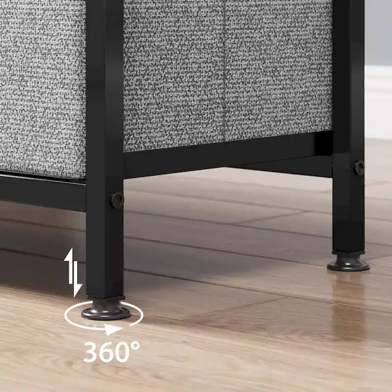 Meuble TV et commode multifonction pour chambre avec 2 tiroirs - 42 pouces