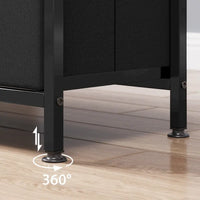 Meuble TV et Commode Multifonction pour Chambre à Coucher avec 2 Tiroirs - 106,7 cm