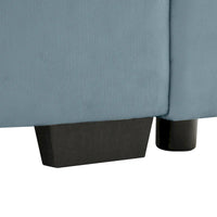 Canapé 4 places en velours 119 avec rangement - Design flexible et confort luxueux