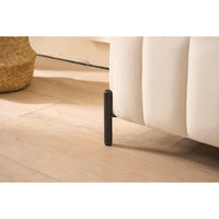 Banc de rangement en velours doux de 49,21 de large pour le salon, l'entrée et la chambre