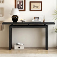 Console en placage de frêne, style simple moderne, avec design de plateau ingénieux, adaptée à l'entrée, au couloir