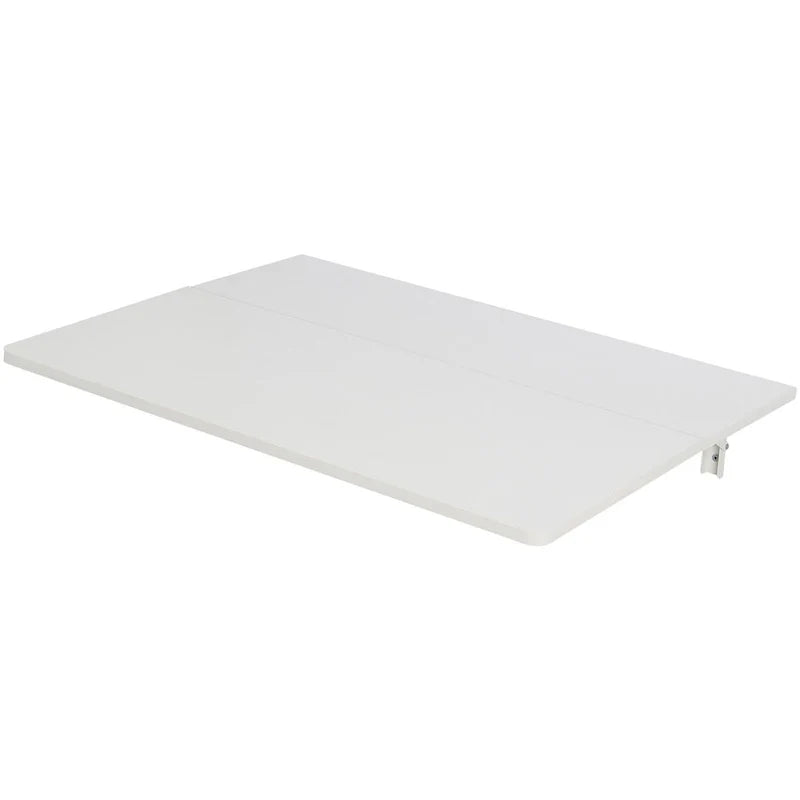 Bureau mural flottant, Table pliable pour la maison ou le bureau