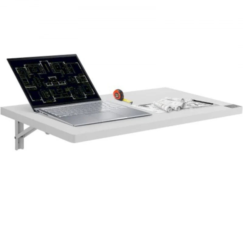 Bureau mural flottant, Table pliable pour la maison ou le bureau