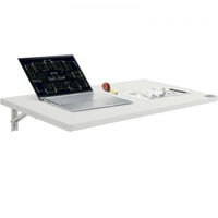 Bureau mural flottant, Table pliable pour la maison ou le bureau