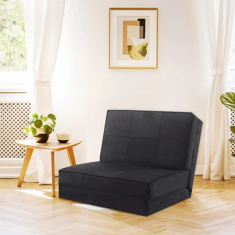 Costway Chaise Pliante Convertible, Fauteuil Inclinable et Lit d'Appoint