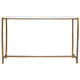 Affinity - Console à plateau en marbre - 47,25 po - Blanc et or