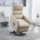 Fauteuil inclinable électrique pour personnes âgées, réglable en tissu, avec télécommande et poches latérales