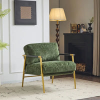 27.56 Fauteuil d'appoint moderne avec coussins moelleux
