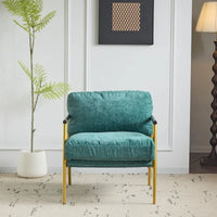 27.56 Fauteuil d'appoint moderne avec coussins moelleux