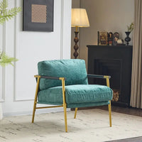 27.56 Fauteuil d'appoint moderne avec coussins moelleux