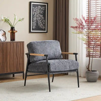 27.56 Fauteuil d'appoint moderne avec coussins moelleux