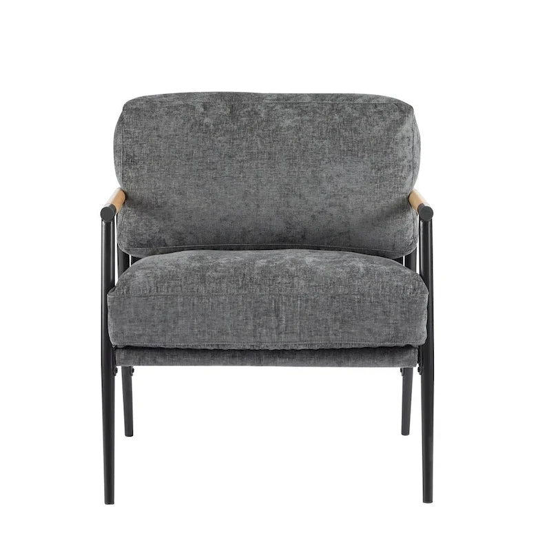 27.56 Fauteuil d'appoint moderne avec coussins moelleux