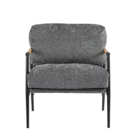 27.56 Fauteuil d'appoint moderne avec coussins moelleux