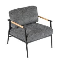 27.56 Fauteuil d'appoint moderne avec coussins moelleux