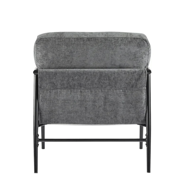 27.56 Fauteuil d'appoint moderne avec coussins moelleux