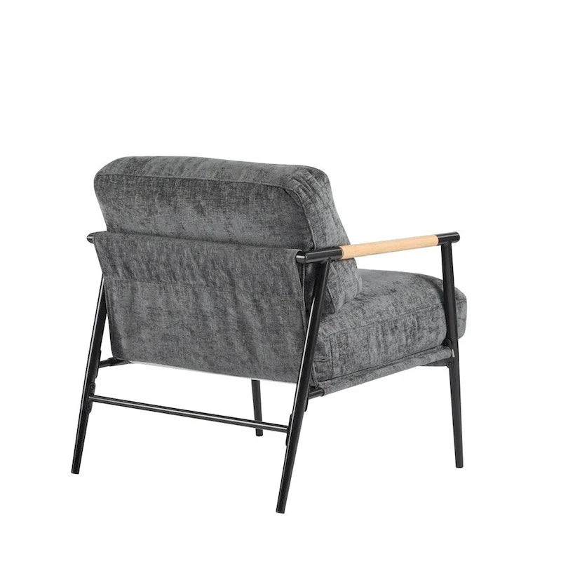 27.56 Fauteuil d'appoint moderne avec coussins moelleux