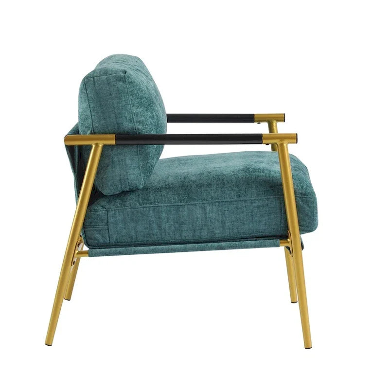 27.56 Fauteuil d'appoint moderne avec coussins moelleux