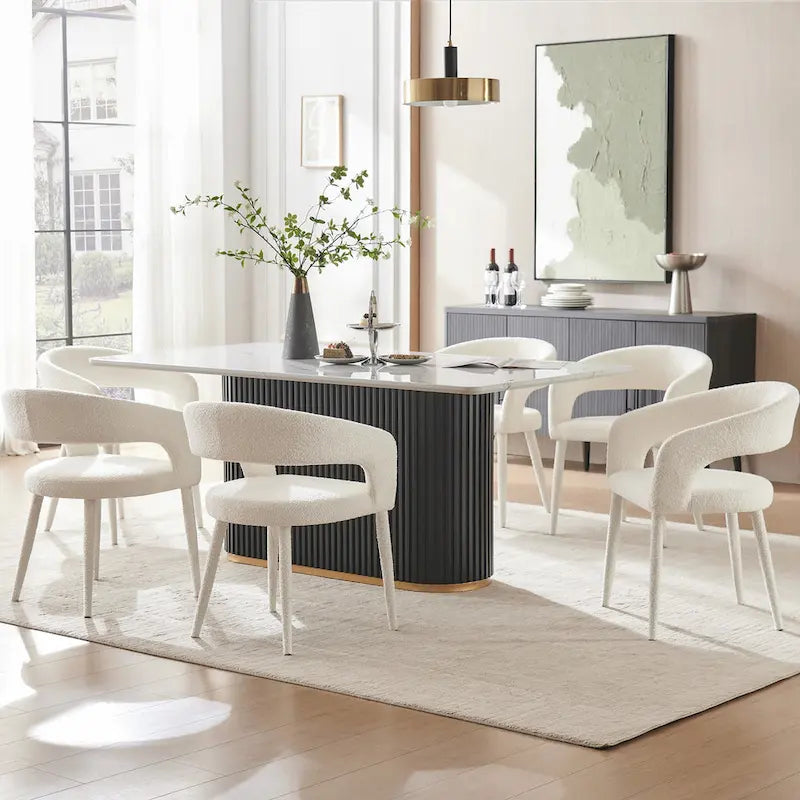 Chaises de salle à manger modernes Fort Boucle (lot de 6)