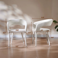 Chaises de salle à manger modernes Fort Boucle (lot de 6)