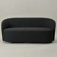 KINWELL Causeuse Rembourrée en Sherpa Canapé Bouclé, 68W