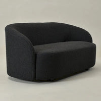 KINWELL Causeuse Rembourrée en Sherpa Canapé Bouclé, 68W