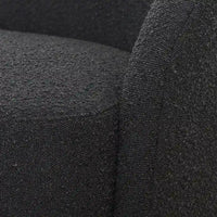 KINWELL Causeuse Rembourrée en Sherpa Canapé Bouclé, 68W