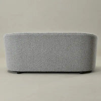 KINWELL Causeuse Rembourrée en Sherpa Canapé Bouclé, 68W