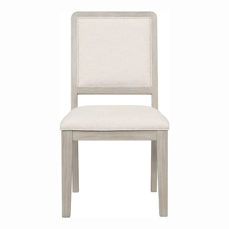 Ensemble de salle à manger 7 pièces moderne Billet en bois de chêne naturel Furniture of America