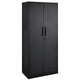 Armoire de rangement métallique verrouillable 75 pouces avec 4 étagères réglables et 2 portes magnétiques