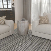Table d'appoint Serenity avec plateau rond de 40 cm, en manguier blanc antique
