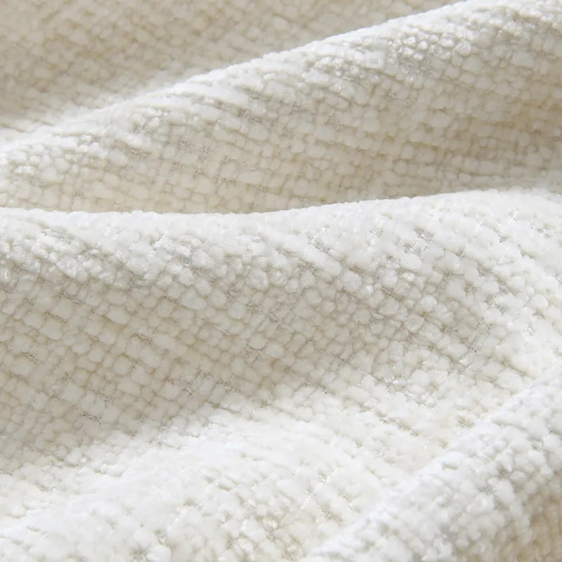 116-Canapé d'angle moderne en chenille avec mousse haute densité, aucun assemblage requis