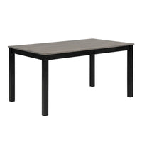 Ensemble de salle à manger 6 pièces, ensemble de salle à manger en bois avec table à manger rectangulaire, banc et 4 chaises rembourrées