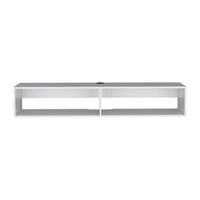 Meuble TV mural moderne 59 Meuble TV flottant avec étagères et gestion des câbles - 10.4H x 59.1W x 12.6D