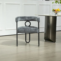 Chaise d'appoint moderne en PU pour le salon ou la salle à manger