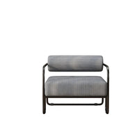 Fauteuil d'appoint en velours côtelé avec cadre en fer pour salon