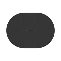 Table à manger pour cuisine de ferme avec plateau de table ovale extensible