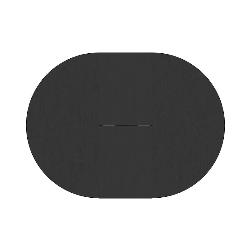 Table à manger pour cuisine de ferme avec plateau de table ovale extensible
