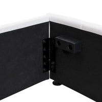 Lit plateforme rembourré avec système de rangement hydraulique