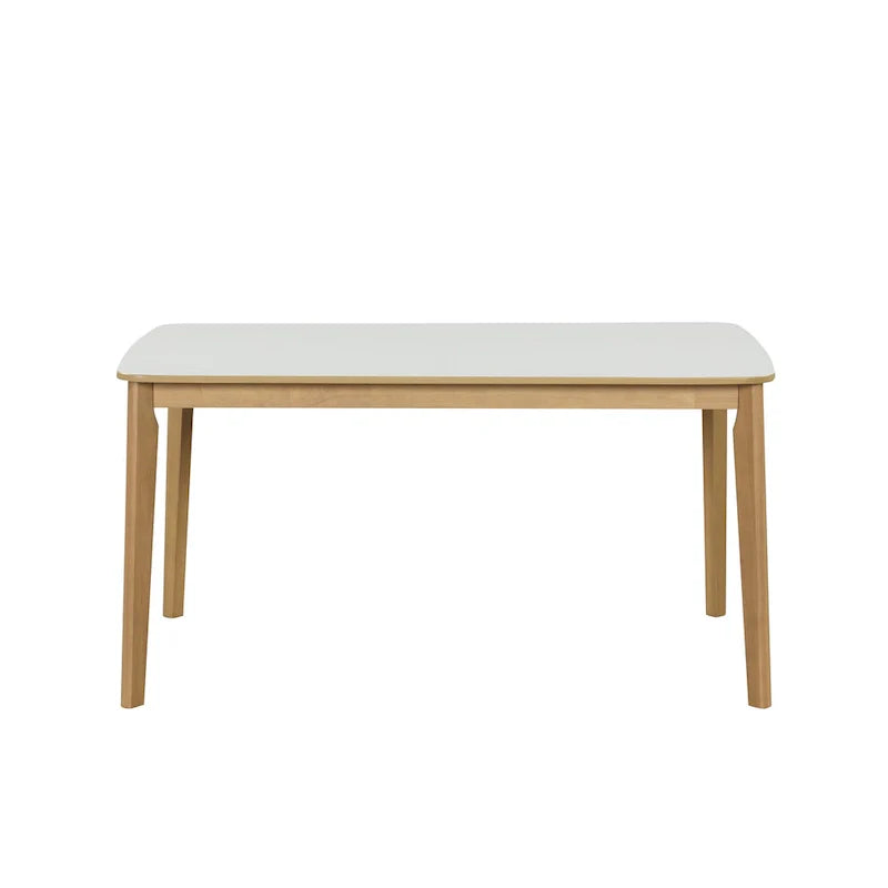 Ensemble de table à manger rectangulaire 6 pièces avec 4 chaises de salle à manger rembourrées et banc, ensemble de table à manger moderne décontracté pour cuisine