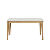 Ensemble de table à manger rectangulaire 6 pièces avec 4 chaises de salle à manger rembourrées et banc, ensemble de table à manger moderne décontracté pour cuisine