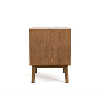 Ensemble de chambre à coucher 3 pièces en tissu bouclé, plateforme et style mid-century Beau de Furniture of America