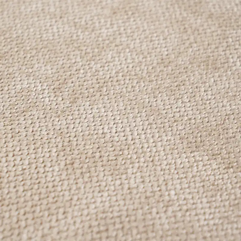 Canapé sectionnel minimaliste en lin canapé nuage garni de duvet, canapé à assise profonde en forme de U avec coussins