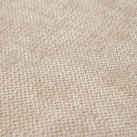 Canapé sectionnel minimaliste en lin canapé nuage garni de duvet, canapé à assise profonde en forme de U avec coussins