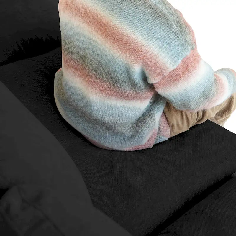 Canapé sectionnel minimaliste en lin canapé nuage garni de duvet, canapé à assise profonde en forme de U avec coussins