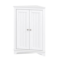 Meuble d'angle bas à deux portes et étagères – 12.4P x 23.62L x 31.89H