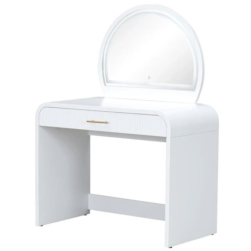Coiffeuse de maquillage 39 avec miroir éclairé à écran tactile