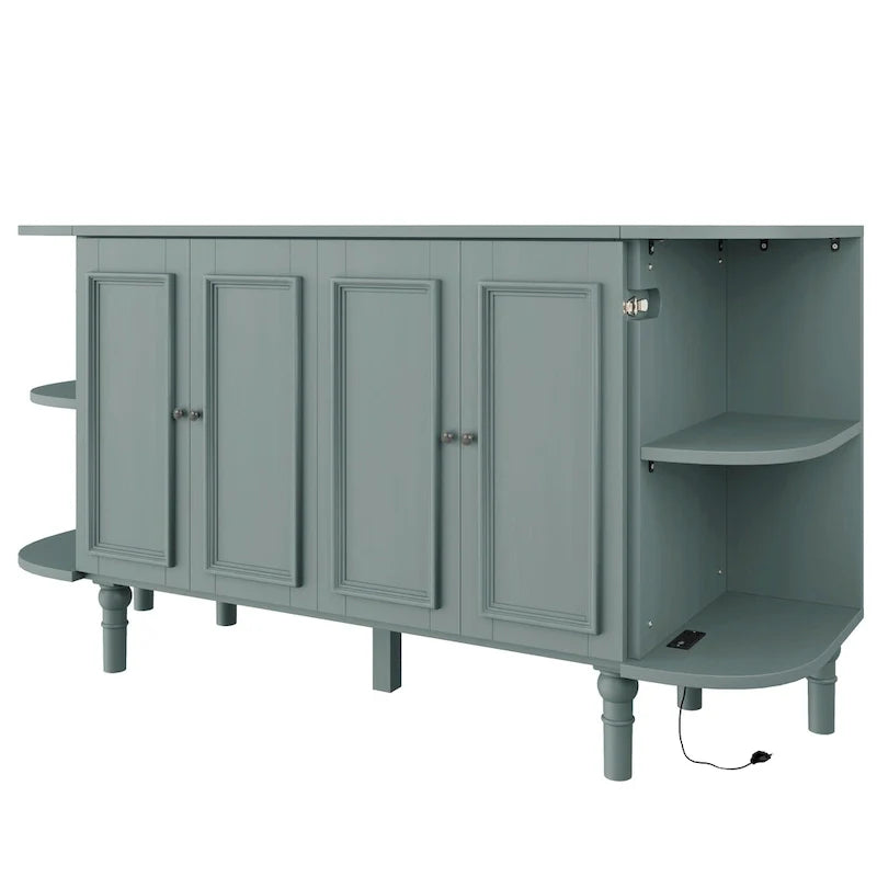 Lit escamotable de ferme, lit pliant plateforme, lit escamotable convertible de style commode/cube avec étagères incurvées et station de recharge